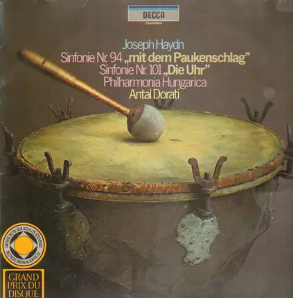 Haydn - Sinfonie Nr. 94 'Mit dem Paukenschlag', Sinfonie Nr. 101 'Die Uhr'