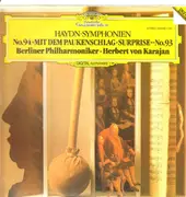 LP - Haydn - Symphonien No.94 'Mit Dem Paukenschlag -Surprise' No. 93 (Karajan)