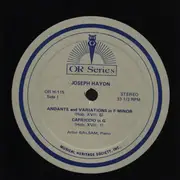 LP - Haydn - Complete Keyboard Music Volume XV