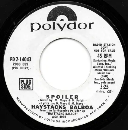Haystacks Balboa - Spoiler / Bruce's Twist