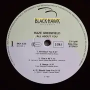 LP - Haze Greenfield - All About You