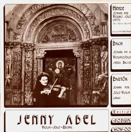 Henze, Bach, Bartok - Sonata Per Violin Solo / Sonata 1ma A .. (Jenny Abel)