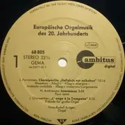 LP - Andriessen / Arro / Martinů a.o. - Europäische Orgelmusik Des 20. Jahrhunderts - with insert
