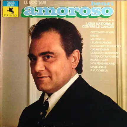 Henri Amoroso - Chante Pour La Ligue Internationale Contre Le Cancer