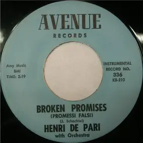 Henri De Pari - Broken Promises (Promessi Falsi) / Dreamy