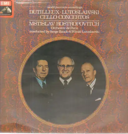 Henri Dutilleux , Witold Lutoslawski / Mstislav Rostropovich - Cello Concertos