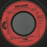 7inch Vinyl Single - Henri Salvador , Orchester Kurt Edelhagen - Der Löwe Schläft Heut' Nacht