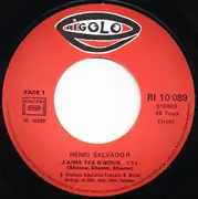 7inch Vinyl Single - Henri Salvador - J'aime Tes G'noux
