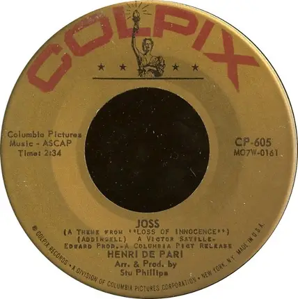 Henri De Pari - Almost On Friday / Joss