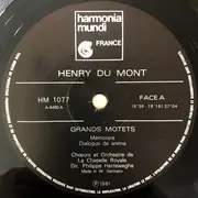 LP - Henry Du Mont (De Thier) - Grands Motets Pour La Chapelle Royale - Booklet