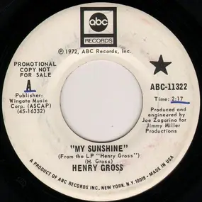 Henry Gross - My Sunshine