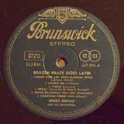 LP - Henry Jerome And His Orchestra - Brazen Brass Goes Latin