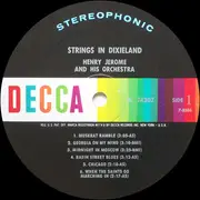 LP - Henry Jerome And His Orchestra - Strings In Dixieland