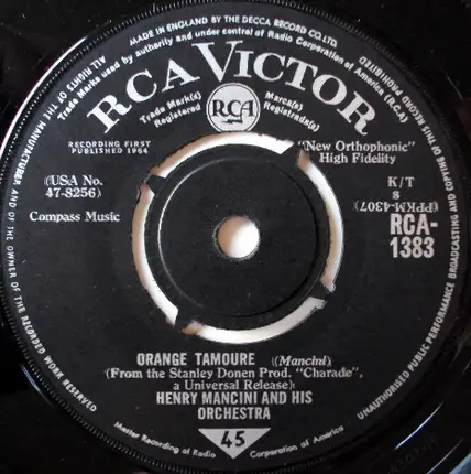 Henry Mancini And His Orchestra And Chorus - Charade