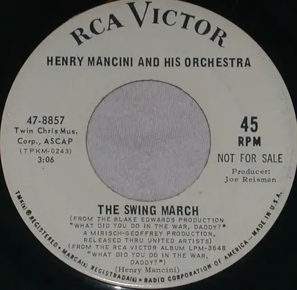 Henry Mancini And His Orchestra And Chorus - In The Arms Of Love (Vocal)