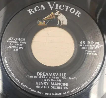 Henry Mancini And His Orchestra - Fallout! / Dreamsville