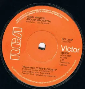 Henry Mancini And His Orchestra - Theme From 'Cade's County'