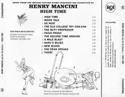 CD - Henry Mancini - Music From The Motion Picture Score High Time
