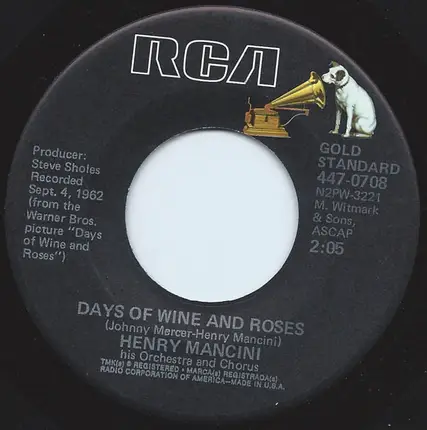 Henry Mancini - Charade / Days Of Wine And Roses