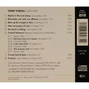 CD - Henry Purcell - Collegium Vocale , Philippe Herreweghe - Funeral Sentences - Musique Funèbre Pour La Reine Mary