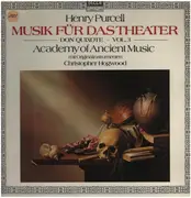 LP - Henry Purcell - The Academy Of Ancient Music - Theatre Music Vol. III (Don Quixote)