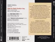 CD - Henry Purcell , Collegium Vocale , Philippe Herreweghe - Odes À Sainte Cécile