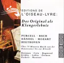 CD - Purcell / Bach / Händel / Mozart / Beethoven - Das Original Als Klangerlebnis