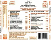 CD - Henry Purcell , Oxford Camerata , Jeremy Summerly , Laurence Cummings - Full Anthems & Organ Music / Music On The Death Of Queen Mary