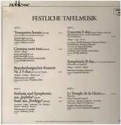 Double LP - Henry Purcell / Bach / Rameau a.o. - Festliche Tafelmusik - gatefold