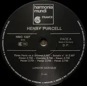 12inch Vinyl Single - Henry Purcell / London Baroque - Chamber Music