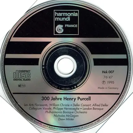 Purcell - Edition 300 Jahre