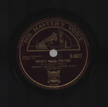 Henry "Red" Allen And His Orchestra / Bennie Moten's Kansas City Orchestra - Patrol Wagon Blues / Moten's Swing