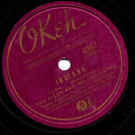 Henry "Red" Allen And His Orchestra - A Sheridan "Square" / Indiana