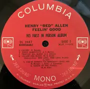 LP - Henry 'Red' Allen - Feelin' Good (His First 'In Person' Album) - Mono