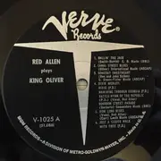 LP - Henry 'Red' Allen - Red Allen Plays King Oliver - Mono