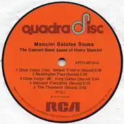LP - Henry Mancini - Mancini Salutes Sousa - The Concert Band Sound Of Henry Mancini