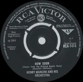 Henry Mancini & His Orchestra - How Soon