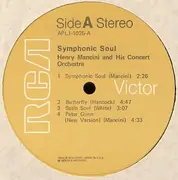 LP - Henry Mancini And His Orchestra - Symphonic Soul