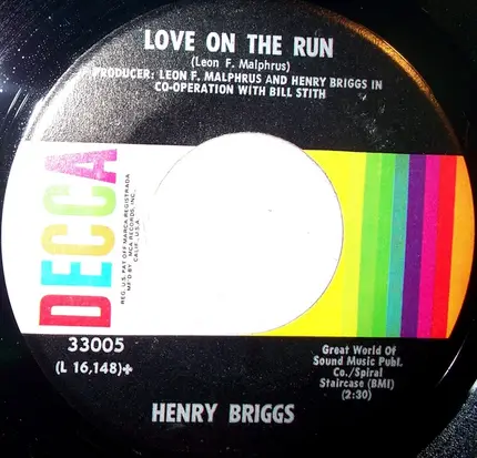 Henry Briggs - Love On The Run / Miss Pauline