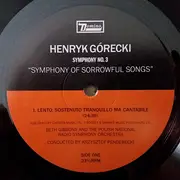 LP - Henryk Górecki - Symphony No. 3 'Symphony Of Sorrowful Songs' Op. 36 - gatefold +download code