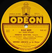 LP - Bach - Premier Concerto En La Mineur / Deuxième Concerto En Mi Majeur