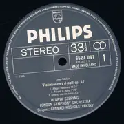 LP - Henryk Szeryng , Jean Sibelius - Violinkonzerte