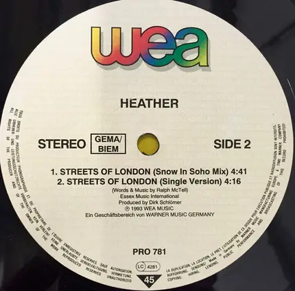 Heather - Streets Of London