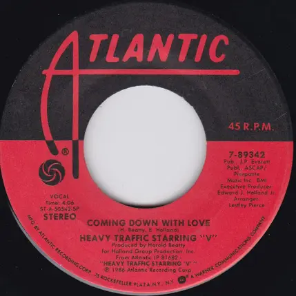 Heavy Traffic Starring V - Jealousy / Coming Down With Love