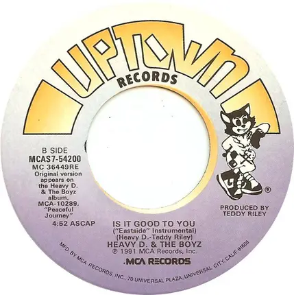 Heavy D. & The Boyz - Is It Good To You