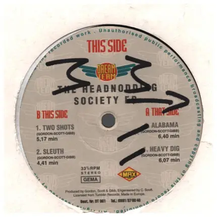 Head Nodding Society - The Headnodding Society EP