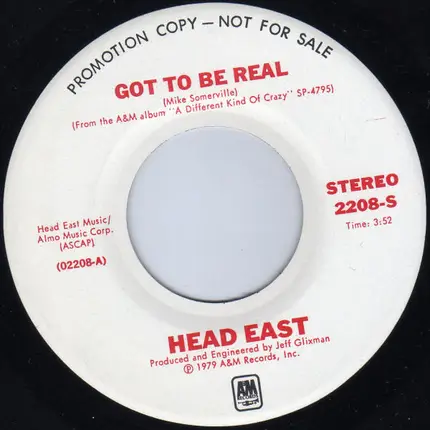 Head East - Got To Be Real