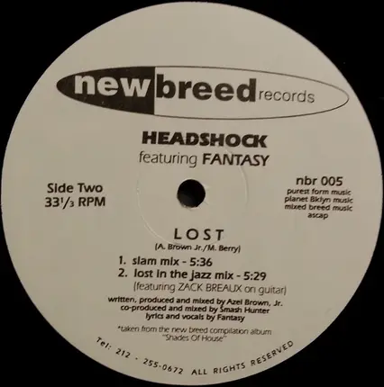 Headshock Featuring Fantasy - Lost
