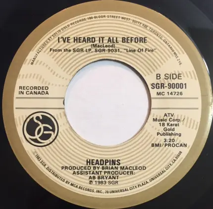 Headpins - Just One More Time