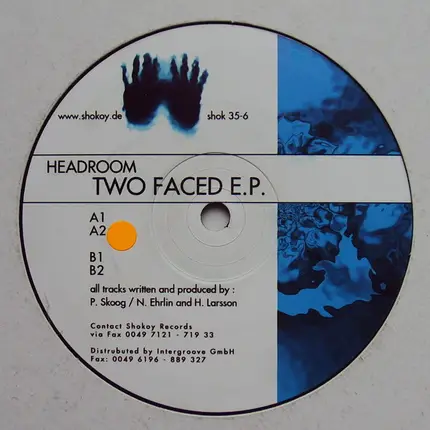 Headroom - Two Faced EP